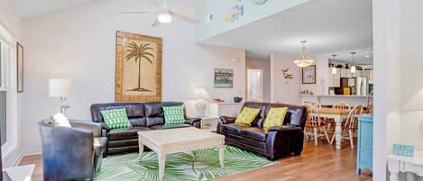 Fernseher, DVD-Player, Arbeitsbereiche