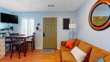 TV, DVD player, offices