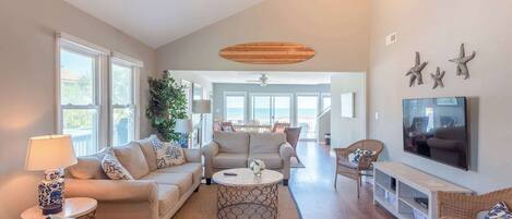 TV, DVD player, offices