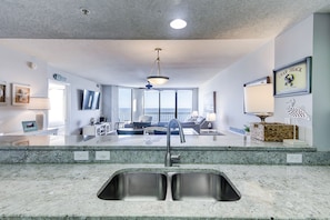 Interior - Oceanfront villa with incredible views, balcony & 2 community pools (Folly Beach)