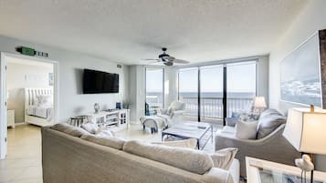 TV, DVD player, offices