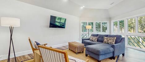 Televisie en een kantoor