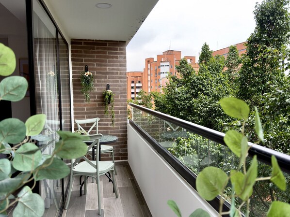 Classic-Apartment | Speisen im Freien