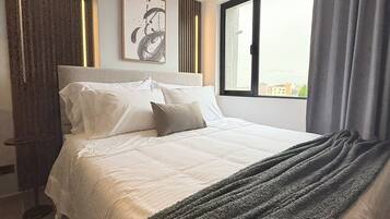 In-room safe, desk, blackout curtains, free WiFi