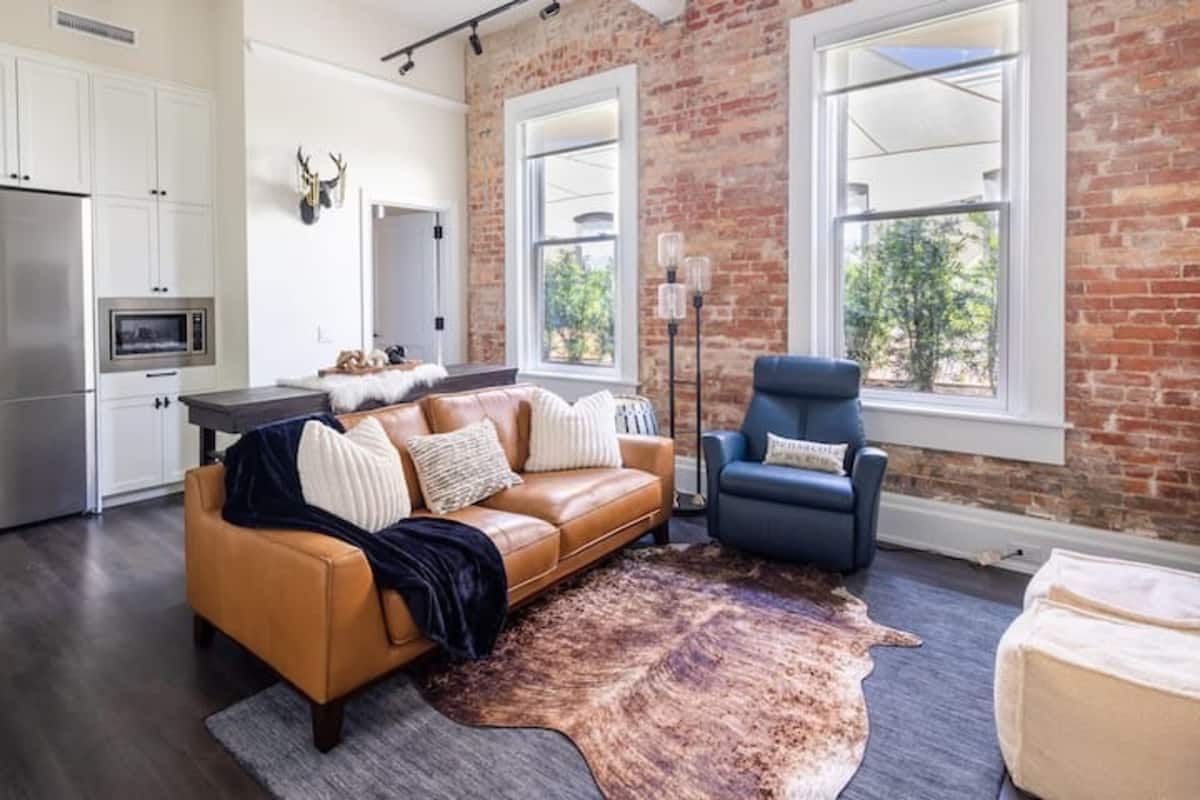 Lägenhet Signature - 2 sovrum - kök - utsikt mot innergården | Vardagsrum