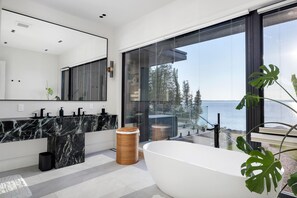 Hair dryer, towels