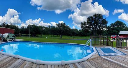 Private RV spot on beautiful 14-acre hobby ranch.