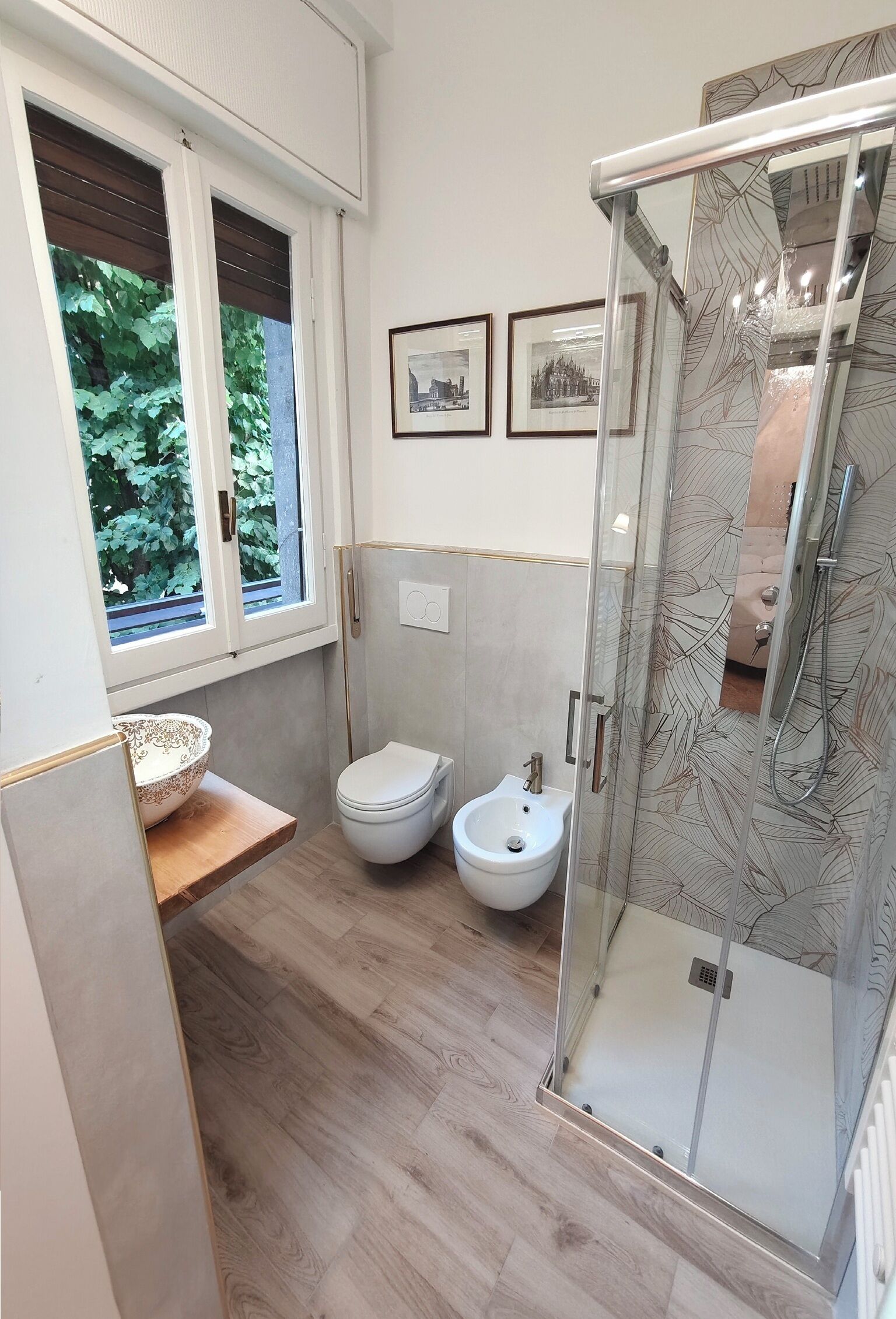 Chambre Triple Supérieure, vue jardin | Salle de bain