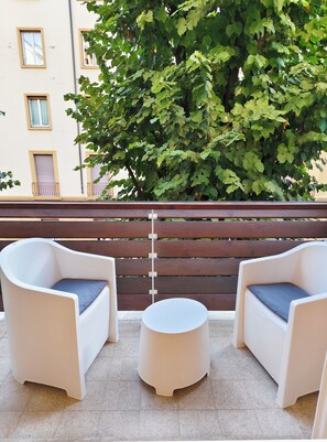 Chambre Double Deluxe, vue jardin | Terrasse/Patio