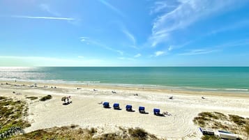 Accommodatie ligt op het strand