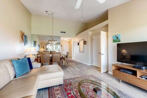 Televisión y oficina 