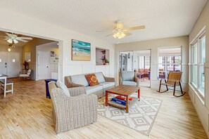 TV, table football, offices