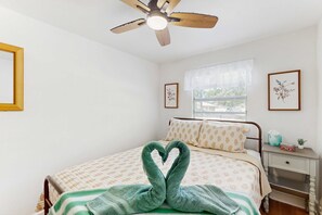 1 多间卧室、WiFi、床单