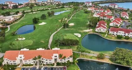 Beautiful condo near beaches and activities with pool access and golf course view