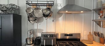 Charming lodge retreat with lake views.