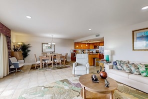 TV, DVD player, offices
