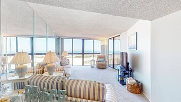 TV, DVD player, offices