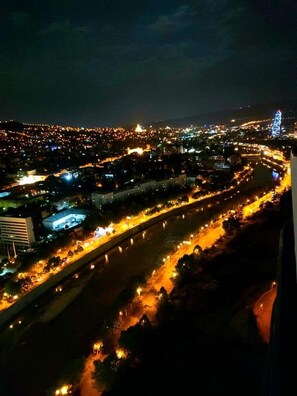 منظر من الجو على ارتفاع عالٍ