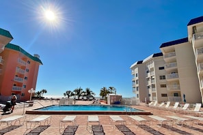 Pool - Spacious cottage with glorious Gulf view & beachfront heated pool & spa (Indian Shores)