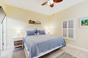2 bedrooms, iron/ironing board, travel cot, WiFi