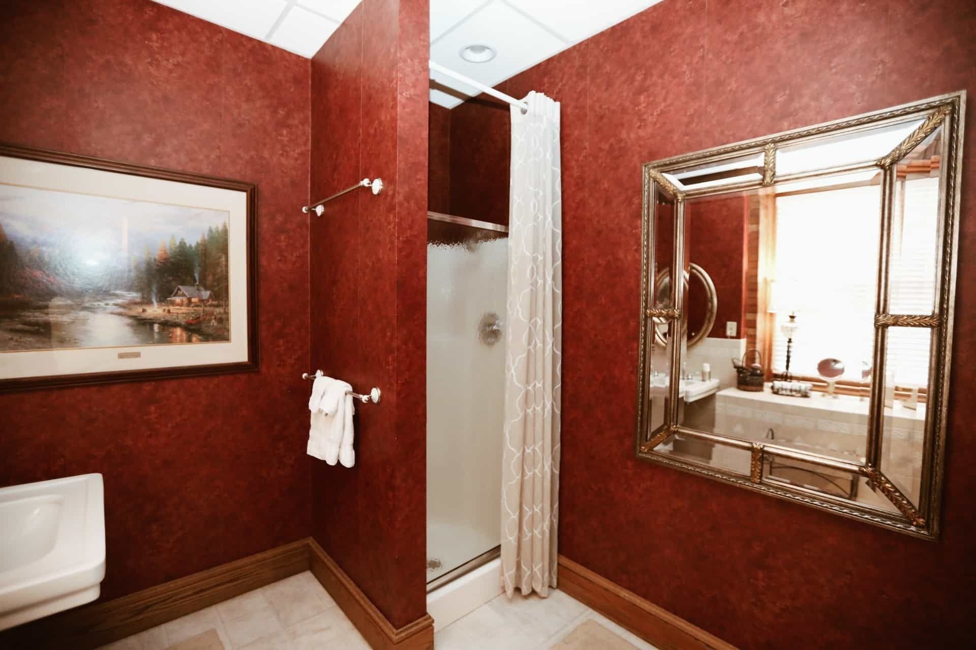 淋浴设施、吹风机、毛巾、肥皂