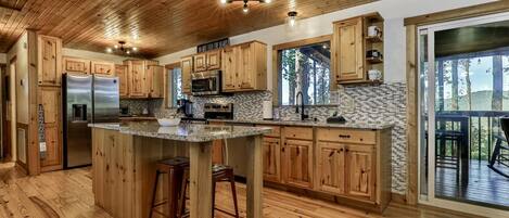 Refrigerador, horno, parrilla de estufa y lavavajillas