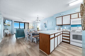 Fridge, microwave, oven, stovetop - Seaside Beach & Racquet Club 4909 | New Rental | Beachfront Condo | Amazing View (Orange Beach)