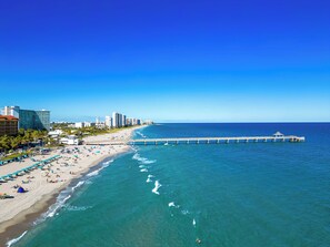 Sun loungers, beach towels