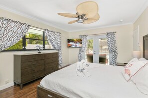 4 bedrooms, in-room safe, iron/ironing board, travel crib
