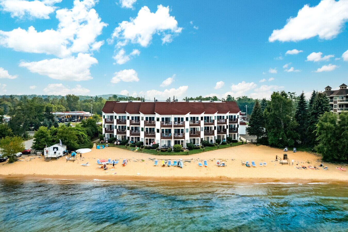 Beach nearby, beach towels