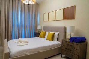 1 slaapkamer, een strijkplank/strijkijzer, gratis wifi, beddengoed