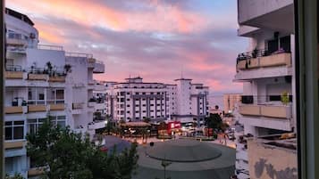 Vue depuis lâhĂ©bergement