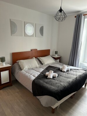 1 多间卧室、WiFi、床单