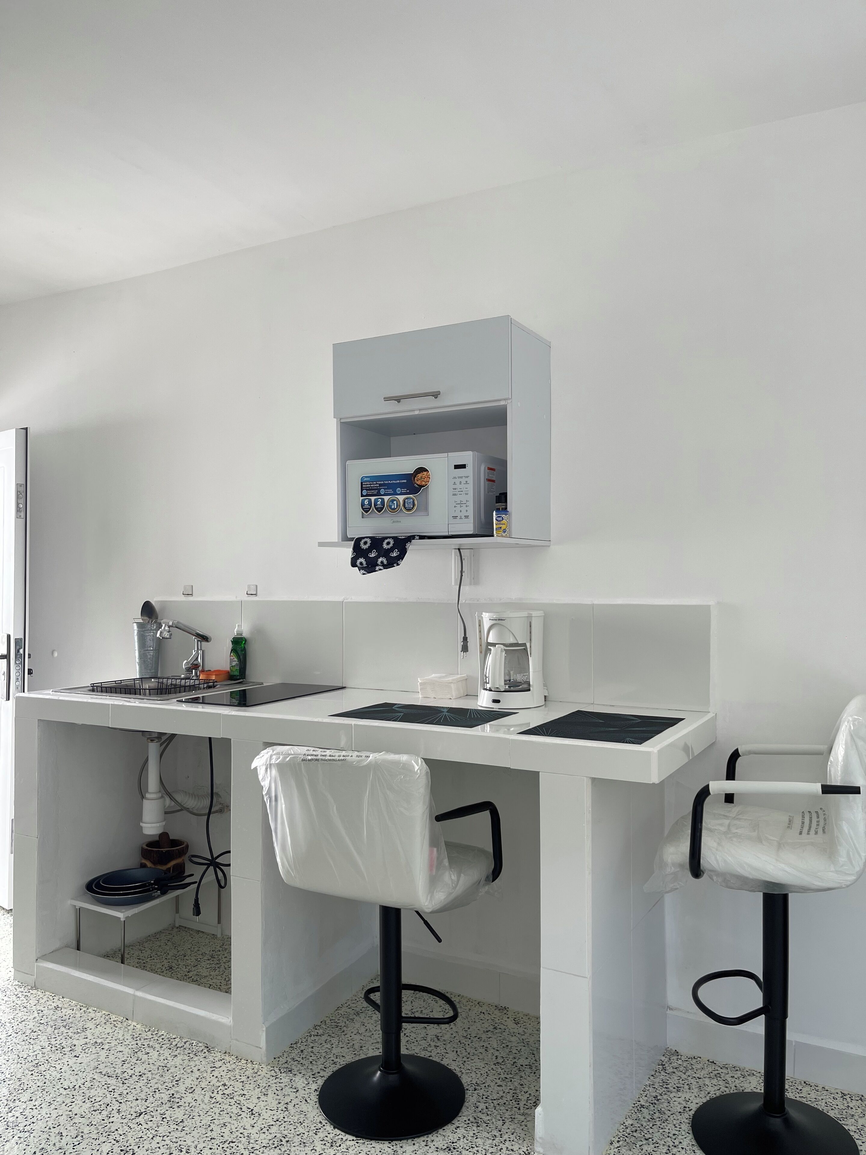 Microwave, oven, stovetop