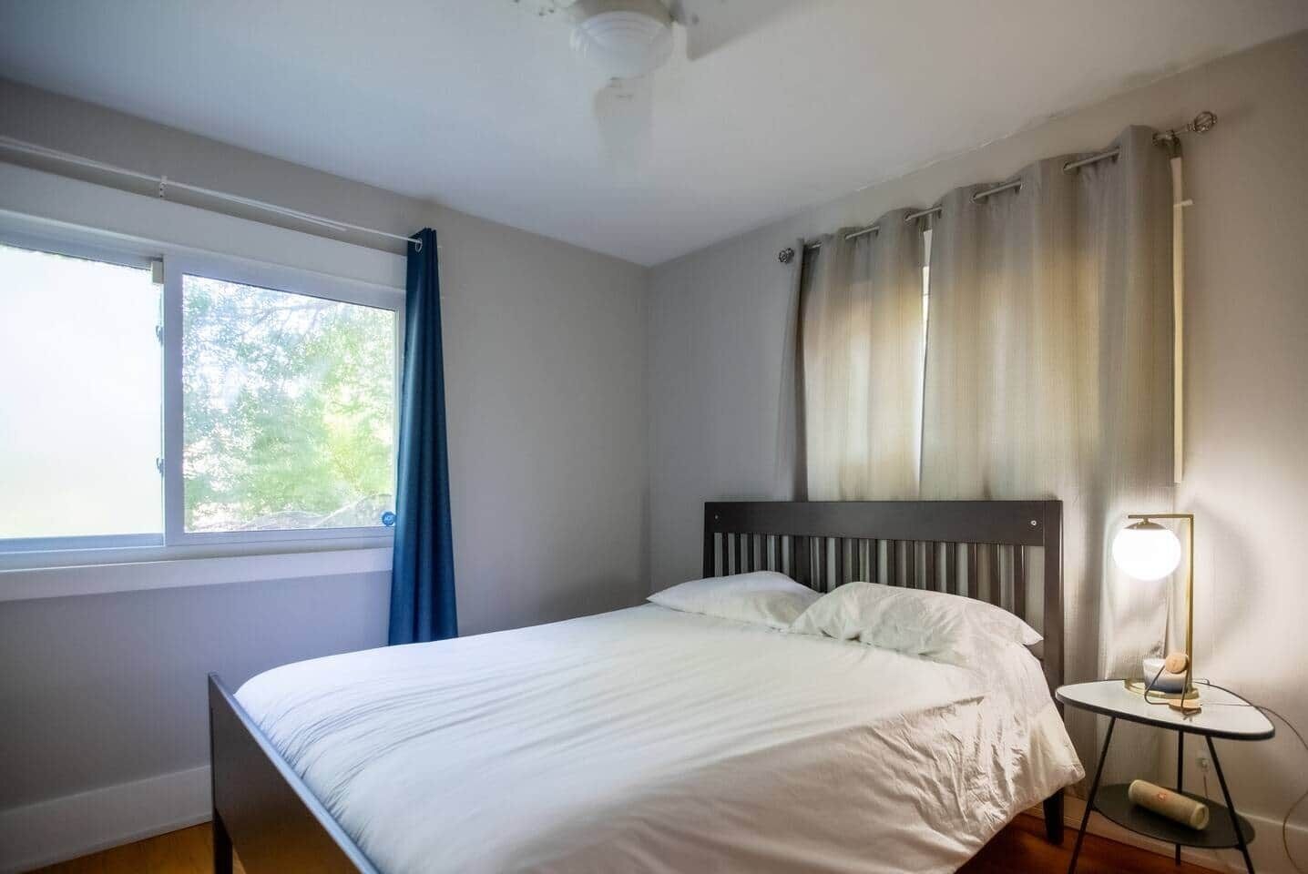 1 bedroom, iron/ironing board, travel crib, free WiFi