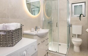 Douche, séchoir à cheveux