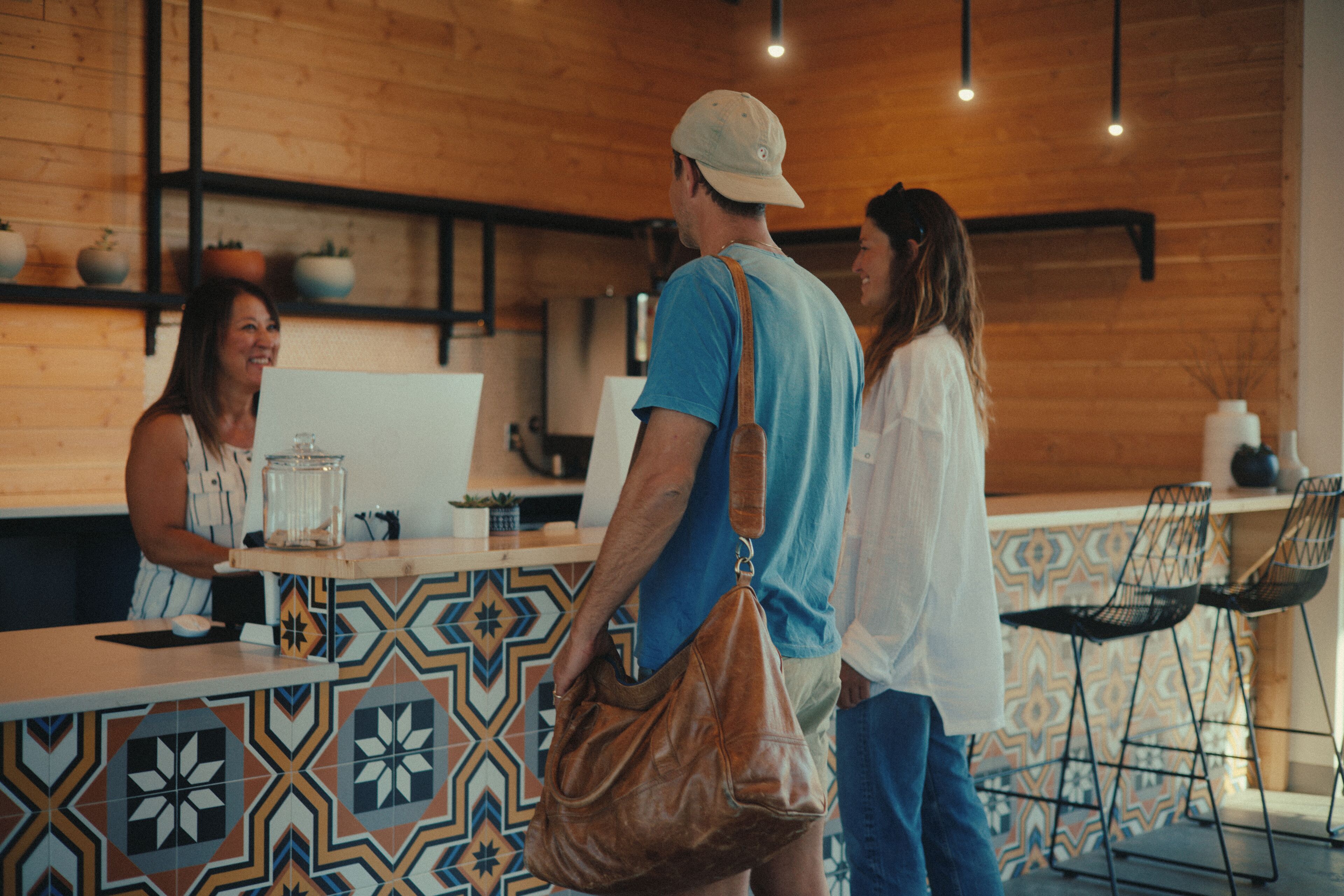 Check-in-/Check-out-Schalter