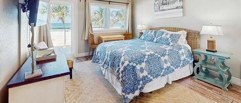 Een strijkplank/strijkijzer, wifi, beddengoed