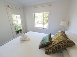 1 bedroom, iron/ironing board, travel crib, WiFi