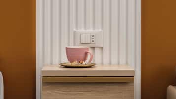 Deluxe Double Room, Balcony, Courtyard View | In-room safe, blackout drapes, soundproofing, iron/ironing board