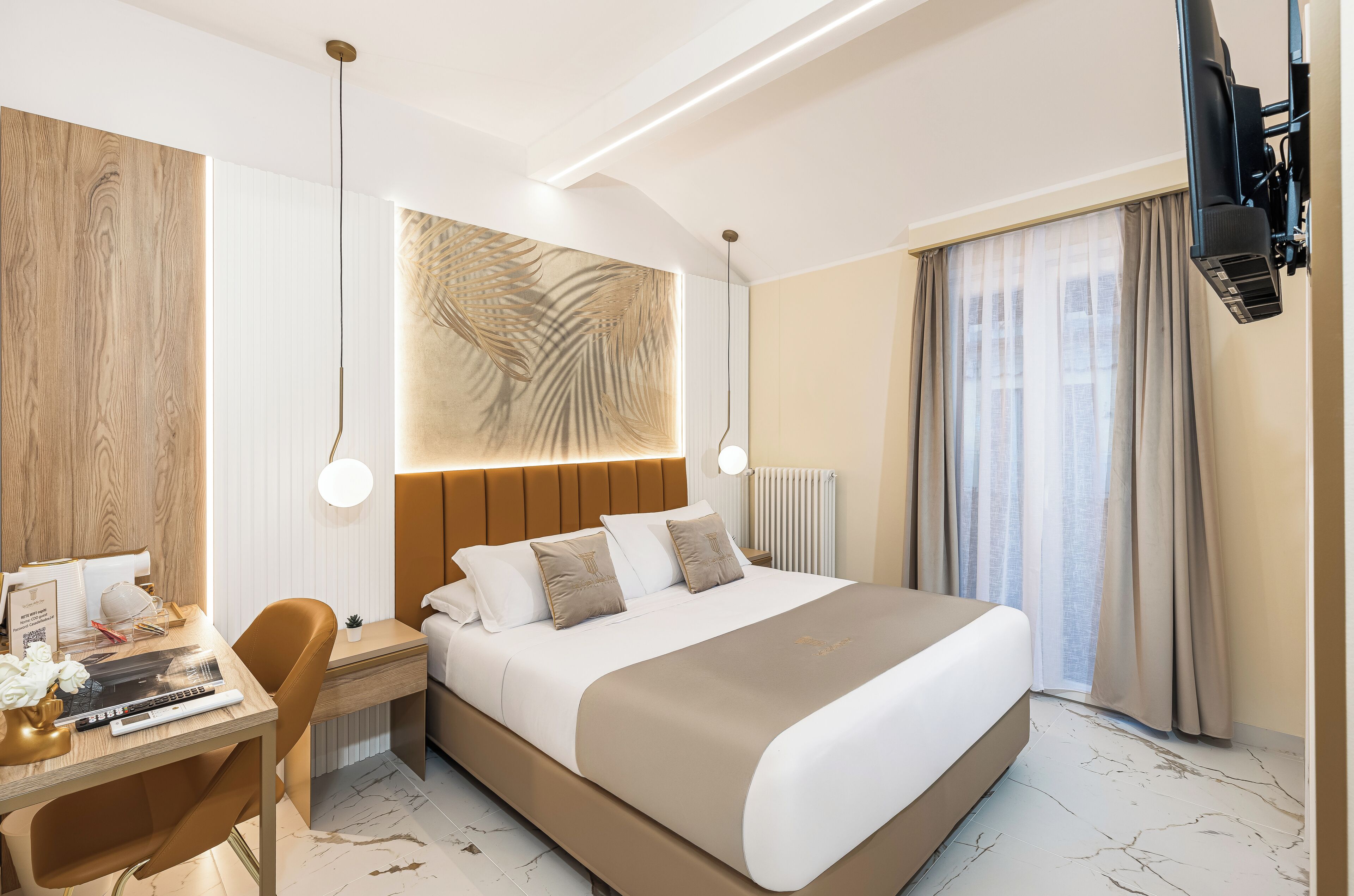 Double Room, Balcony, Courtyard View | In-room safe, blackout drapes, soundproofing, iron/ironing board