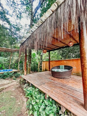 Terrace/patio - Pousada Aimê Maresias (São Sebastião)