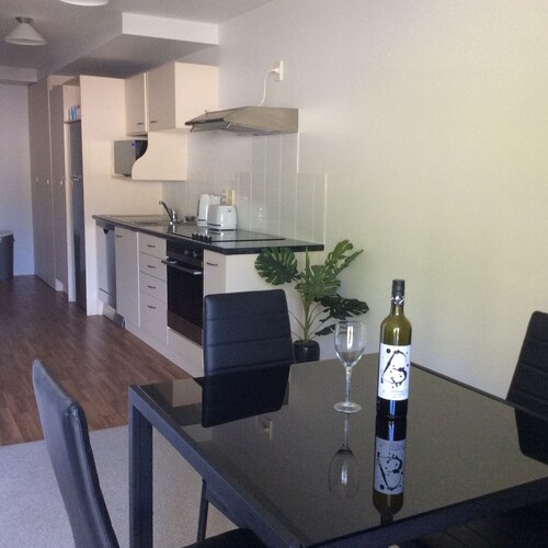 City apartment with nature views, Just steps to trains, Resort style facilities