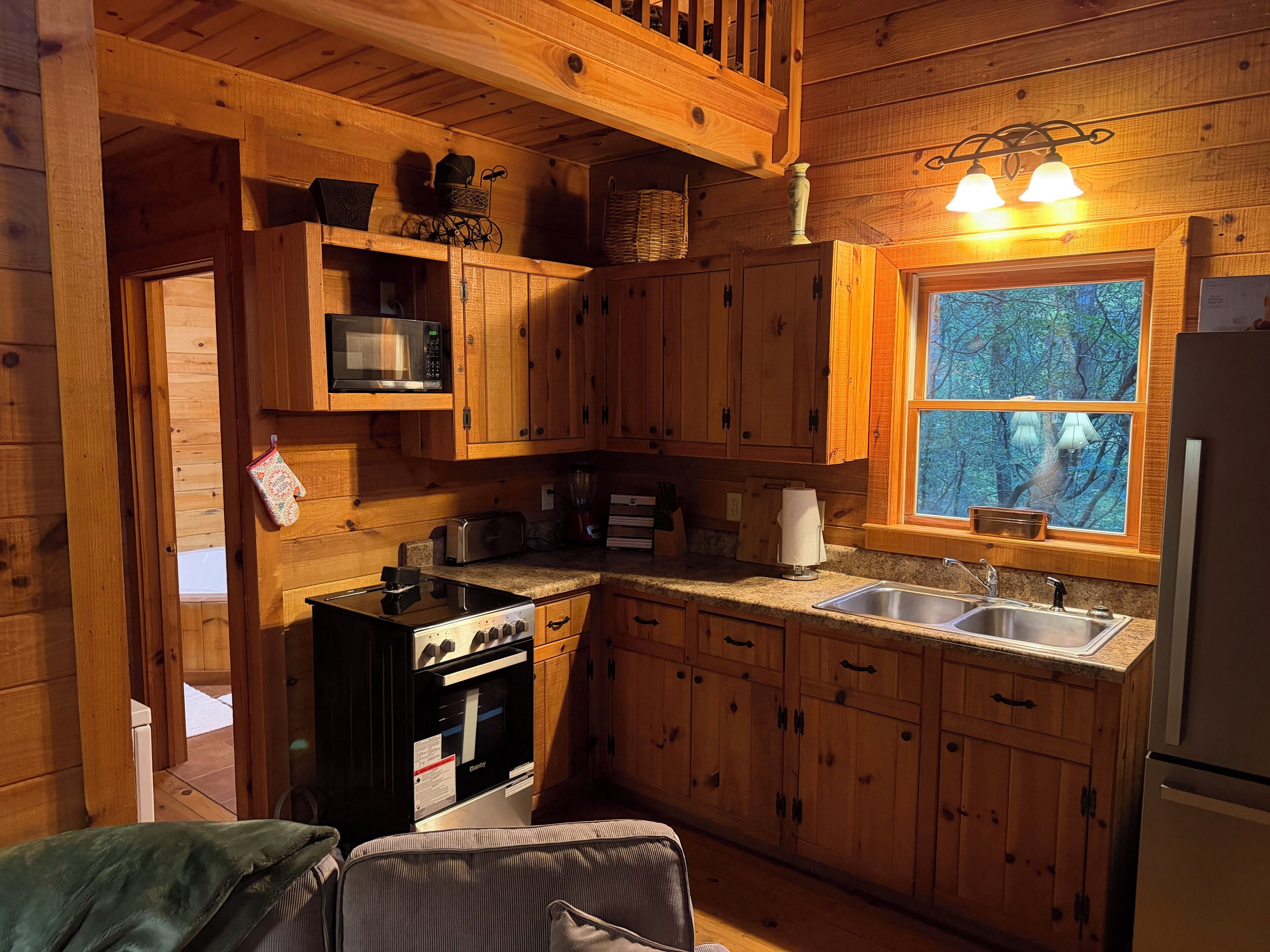 Mikrobølgeovn, ovn, kogeplade, Servietter