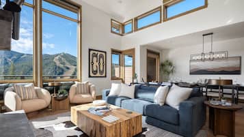 Smart TV, fireplace, video games