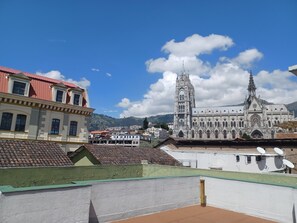 Blick von der Unterkunft