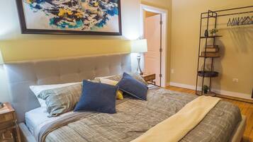 2 chambres, fer et planche Ă repasser, Wi-Fi gratuit, draps fournis