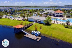 Exterior - Spacious 9BR Storey Lake Resort Home w/ Private Pool, Spa & Free Club Access (Kissimmee)
