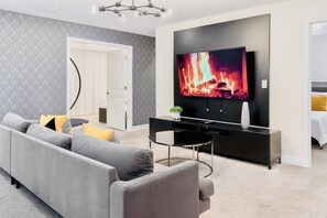Living area - Spacious 9BR Storey Lake Resort Home w/ Private Pool, Spa & Free Club Access (Kissimmee)