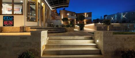 Vue depuis lâhĂ©bergement